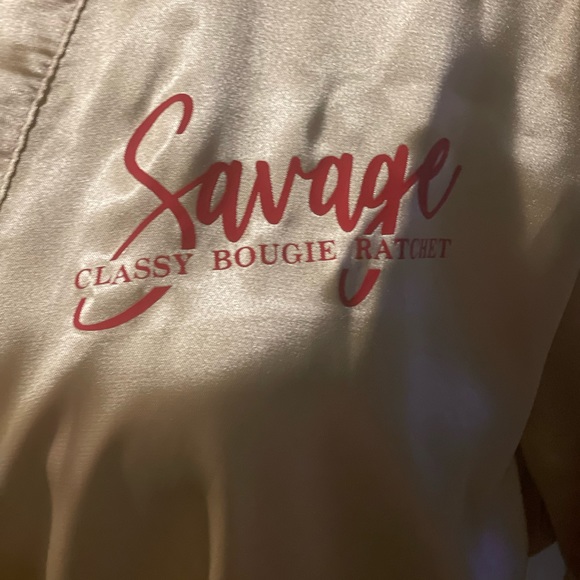Savage Robe (S/M) Gold - Picture 3 of 5